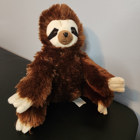9in Fiesta Lil Buddies Bean Bag Sitting Sloth - Picture 1 of 7